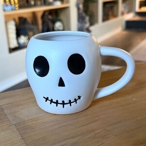 BOGO Hyde and eek Skeleton Face White Mug from target halloween 2023
